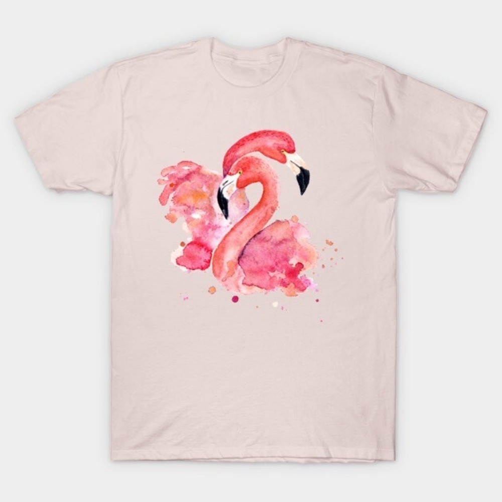 Pink Flamingos  In Love - Pink Flamingos - T-Shirt